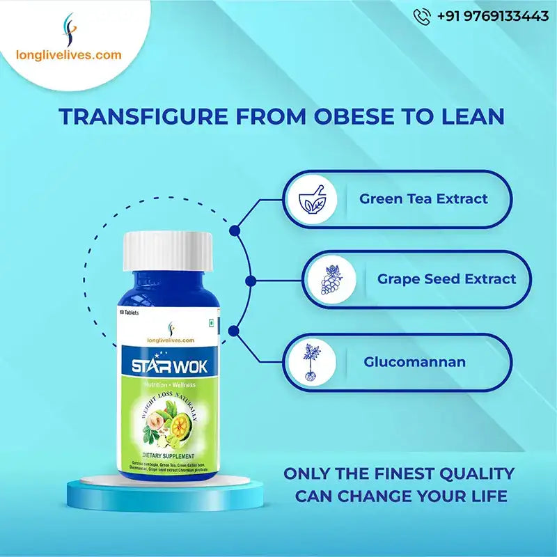 Starwok Weight Loss Support Formula – Natural Metabolism Booster for Healthy Fat Burn