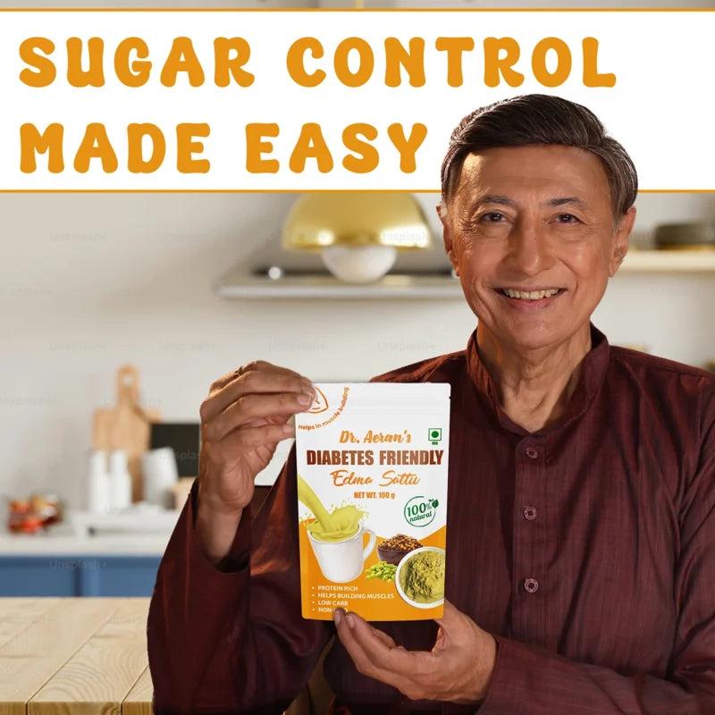 Dr. Aeran’s Diabetes Friendly Sattu (pack of 3 - 100gm each)